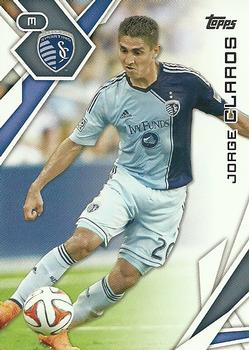 2015 Topps MLS #39 Jorge Claros Front