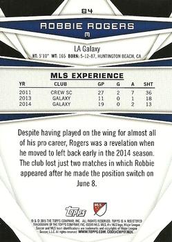 2015 Topps MLS #84 Robbie Rogers Back