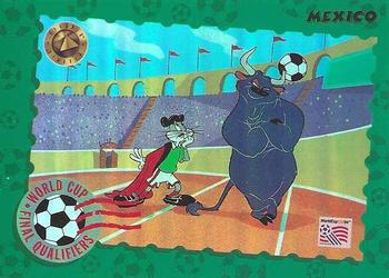 1994 Upper Deck World Cup Toons - World Cup Final Qualifiers Holograms #Q3 Mexico Front