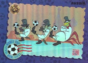 1994 Upper Deck World Cup Toons - World Cup Final Qualifiers Holograms #Q5 Russia Front