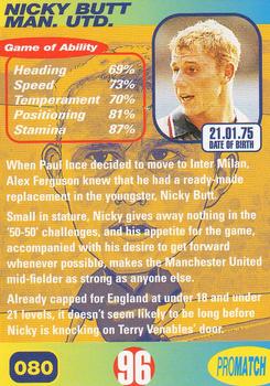 1996 Pro Match #80 Nicky Butt Back