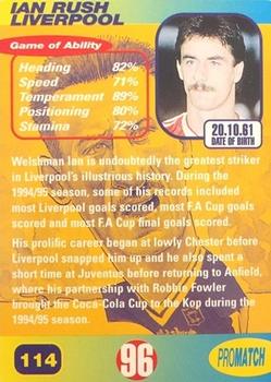 1996 Pro Match #114 Ian Rush Back