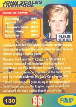 1996 Pro Match #130 John Scales Back