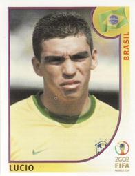 2002 Panini World Cup Stickers #175 Lucio Front