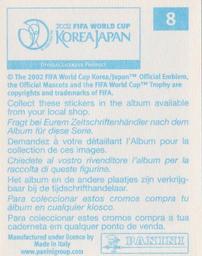 2002 Panini World Cup Stickers #8 Daejeon World Cup Stadium Back