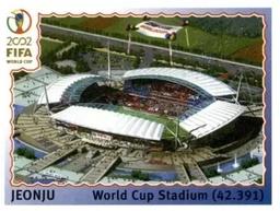 2002 Panini World Cup Stickers #11 Jeonju World Cup Stadium Front