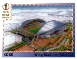 2002 Panini World Cup Stickers #17 Kobe Wing Stadium Front