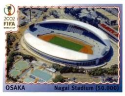 2002 Panini World Cup Stickers #21 Osaka Nagai Stadium Front