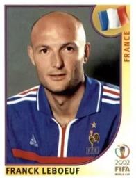 2002 Panini World Cup Stickers #30 Frank Leboeuf Front