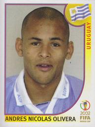 2002 Panini World Cup Stickers #73 Andres Olivera Front