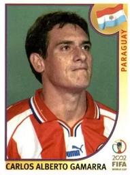 2002 Panini World Cup Stickers #137 Carlos Gamarra Front