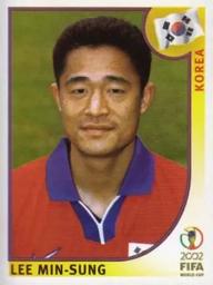 2002 Panini World Cup Stickers #245 Lee Min-Sung Front