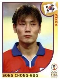 2002 Panini World Cup Stickers #248 Song Chong-Gug Front