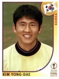 2002 Panini World Cup Stickers #258 Kim Yong-dae Front