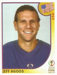 2002 Panini World Cup Stickers #280 Jeff Agoos Front