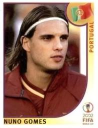 2002 Panini World Cup Stickers #311 Nuno Gomes Front