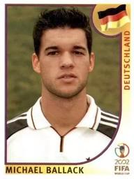 2002 Panini World Cup Stickers #321 Michael Ballack Front