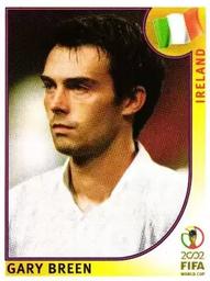 2002 Panini World Cup Stickers #352 Gary Breen Front