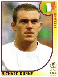 2002 Panini World Cup Stickers #354 Richard Dunne Front