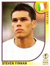 2002 Panini World Cup Stickers #356 Steve Finnan Front