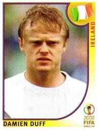 2002 Panini World Cup Stickers #357 Damien Duff Front