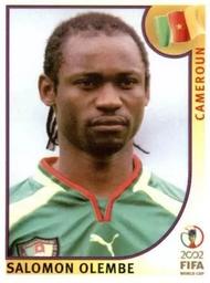 2002 Panini World Cup Stickers #377 Salomon Olembe Front