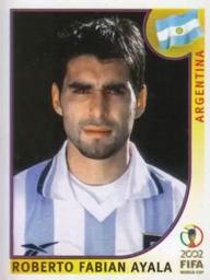 2002 Panini World Cup Stickers #389 Roberto Ayala Front