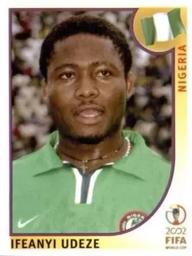 2002 Panini World Cup Stickers #410 Ifeanyi Udeze Front