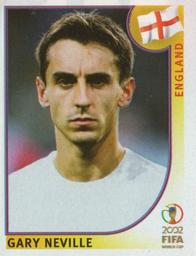 2002 Panini World Cup Stickers #426 Gary Neville Front