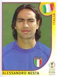 2002 Panini World Cup Stickers #462 Alessandro Nesta Front