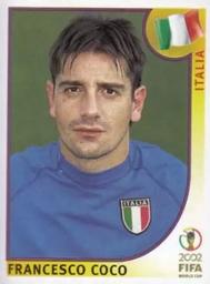 2002 Panini World Cup Stickers #464 Francesco Coco Front