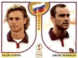 2002 Panini World Cup Stickers #526 Valeri Karpin / Dmitri Khokhlov Front