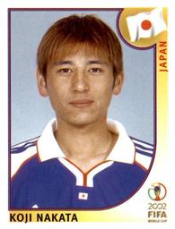 2002 Panini World Cup Stickers #537 Koji Nakata Front