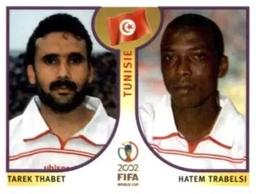2002 Panini World Cup Stickers #571 Tarek Thabet / Hatem Trabelsi Front