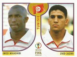 2002 Panini World Cup Stickers #575 Imed Mhadhbi / Ziad Jaziri Front