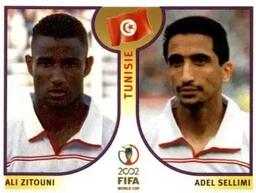 2002 Panini World Cup Stickers #576 Ali Zitouni / Adel Sellimi Front