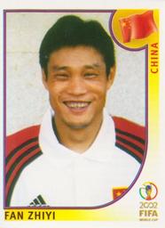 2002 Panini World Cup Stickers #212 Fan Zhiyi Front