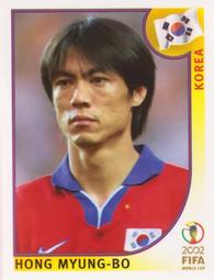 2002 Panini World Cup Stickers #247 Hong Myung-Bo Front