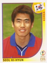 2002 Panini World Cup Stickers #256 Seol Ki-Hyeon Front