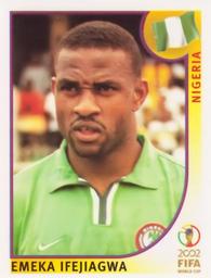 2002 Panini World Cup Stickers #407 Emeka Ifejiagwa Front