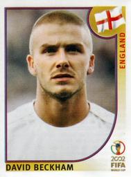 2002 Panini World Cup Stickers #430 David Beckham Front