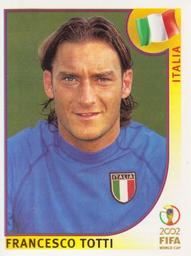 2002 Panini World Cup Stickers #470 Francesco Totti Front