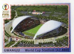 2002 Panini World Cup Stickers #9 Gwangju World Cup Stadium Front