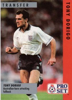 1991-92 Pro Set Fixtures #7 Tony Dorigo  Front