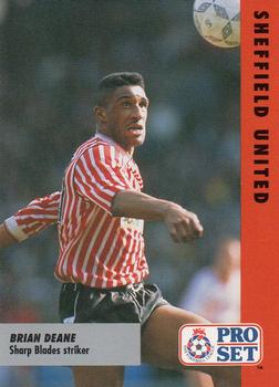 1991-92 Pro Set Fixtures #17 Brian Deane Front