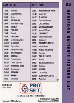 1991-92 Pro Set Fixtures #82 John Sillett  Back