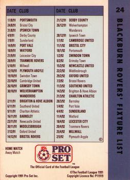 1991-92 Pro Set Fixtures #24 Bobby Mimms  Back