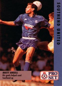 1991-92 Pro Set Fixtures #41 Brett Angell  Front