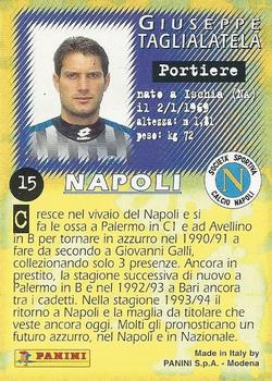 1997 Panini Calcio Serie A #15 Giuseppe Taglialatela Back