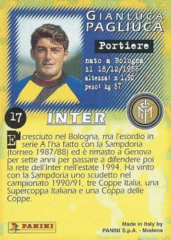 1997 Panini Calcio Serie A #17 Gianluca Pagliuca Back